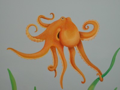 Octopus in childrens play room